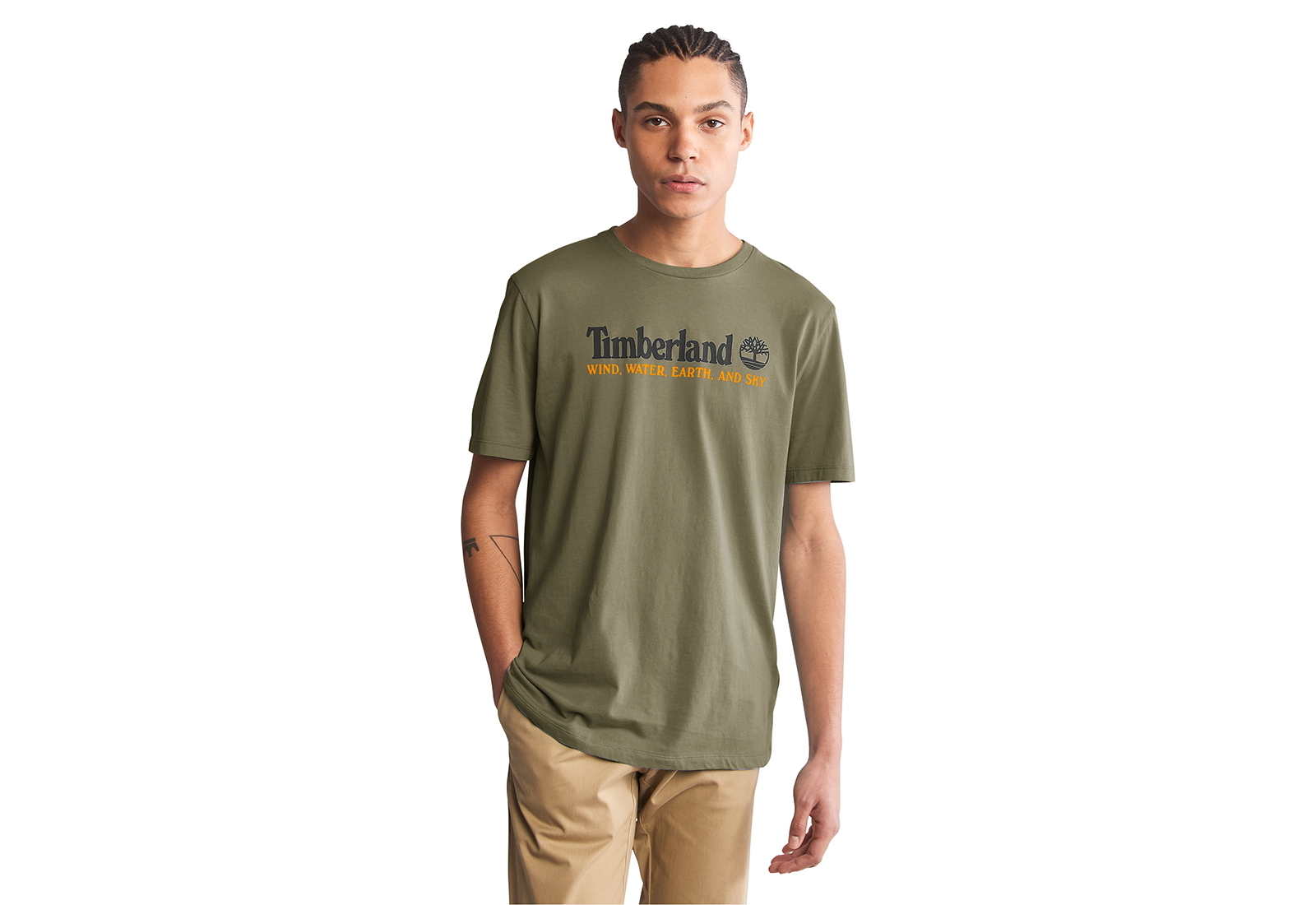 Timberland Oblečenie Wwes Front Tee