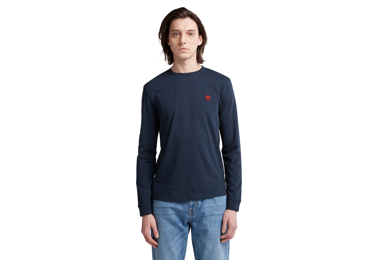 Timberland Oblečenie Ls Dnstn Rv Crew Slim