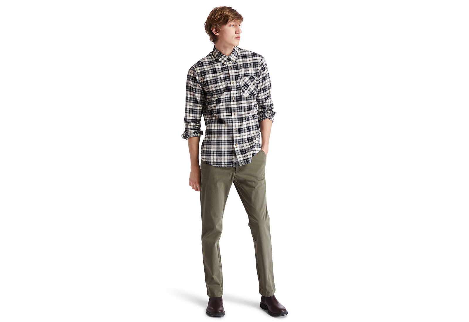 Timberland Oblečenie LS S Cell Check Shirt