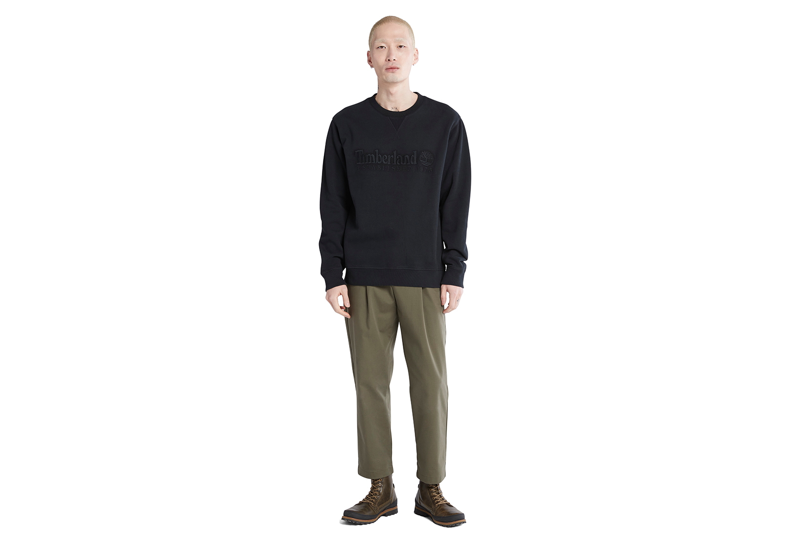 Timberland Oblečenie Est 1973 Crew Sweatshirt