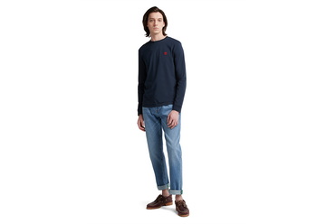 Timberland Oblečenie Ls Dnstn Rv Crew Slim