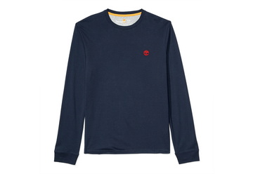Timberland Oblečenie Ls Dnstn Rv Crew Slim
