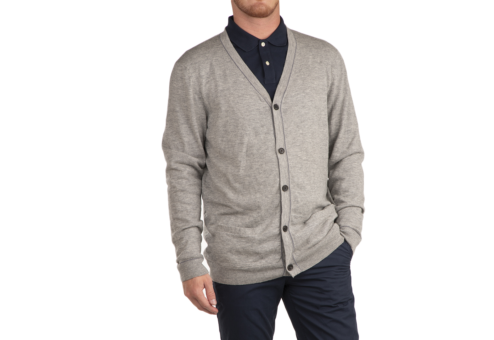 Timberland Oblečenie Jones Brook Cardigan Medium Grey