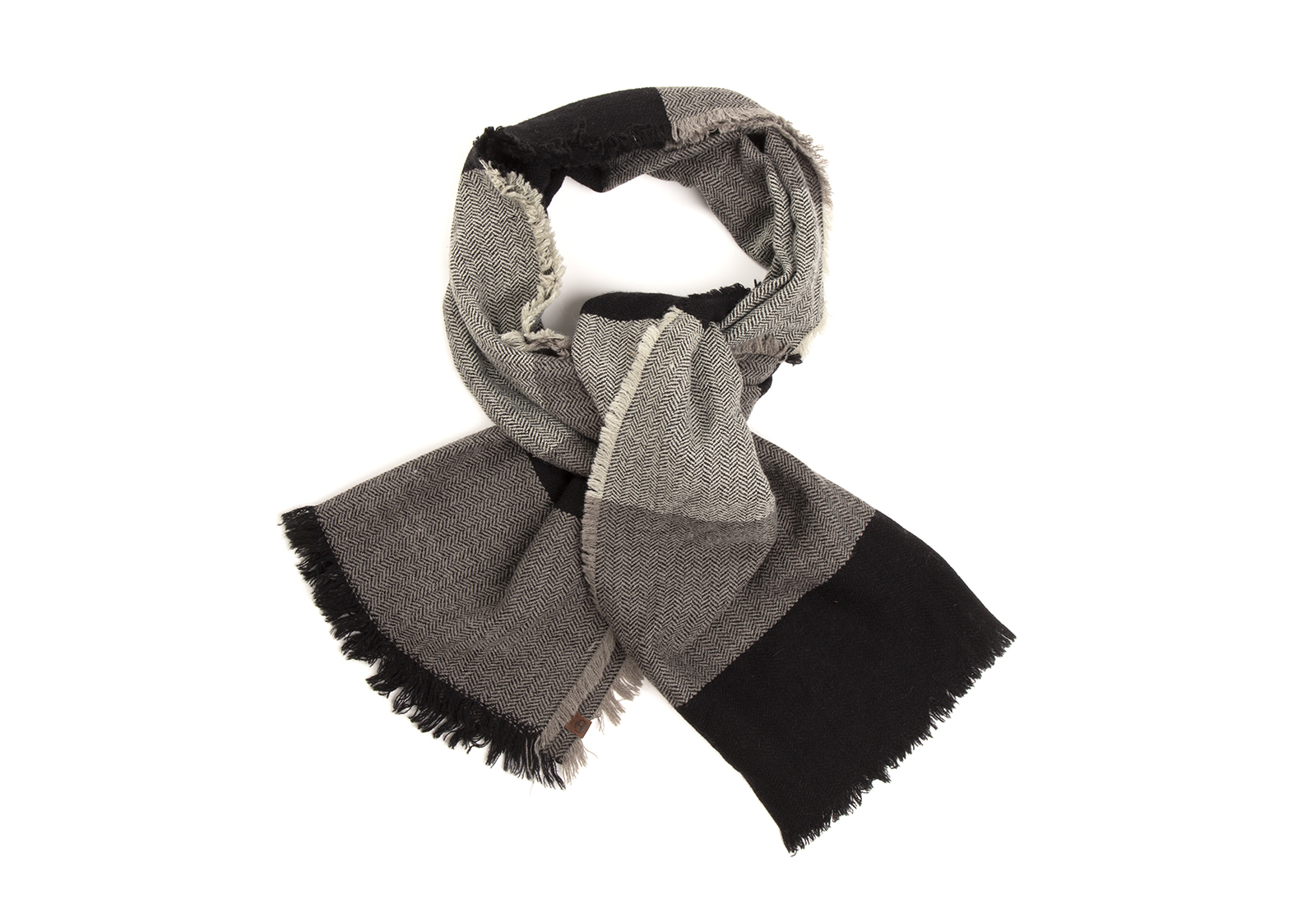 Timberland Oblečenie Tweed Scarf W/ Pop S Black