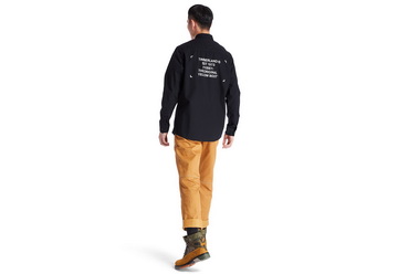 Timberland Oblečenie Ww Overshirt Black